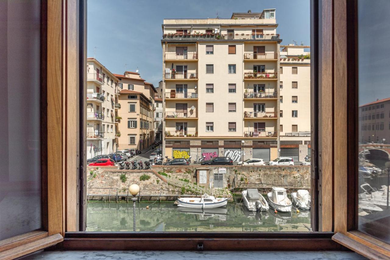 Piccola Venezia Canal View Charming Flat Livorno Bagian luar foto